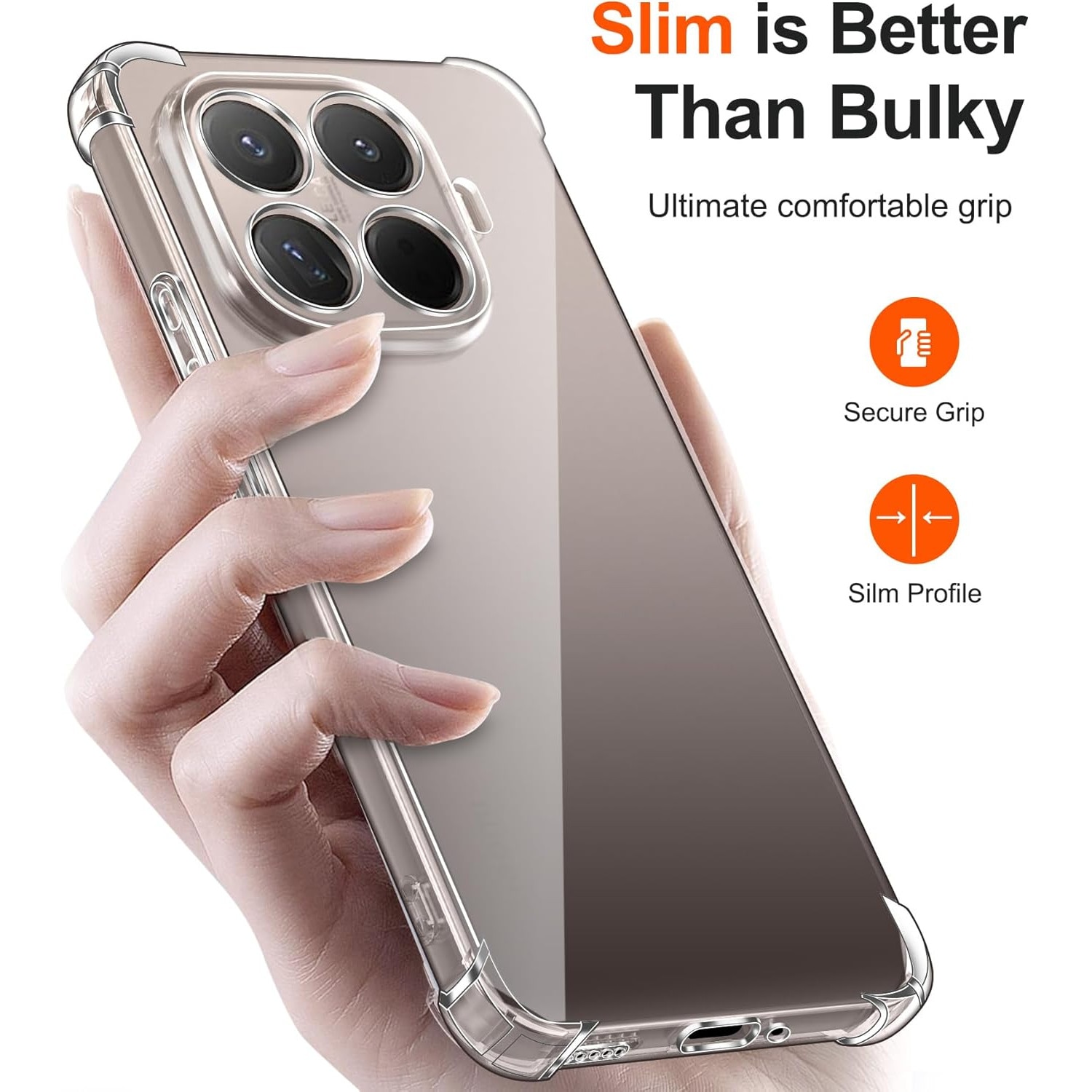 Husa pentru Xiaomi 15T Pro Anti-Shock 1.5mm reinforced 4 corners, transparenta
