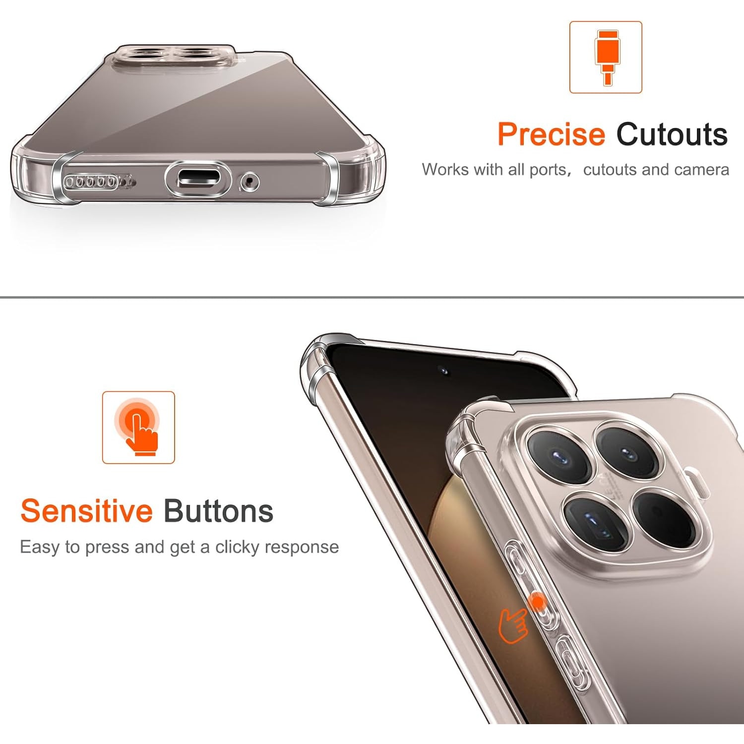 Husa pentru Xiaomi 15T Pro Anti-Shock 1.5mm reinforced 4 corners, transparenta