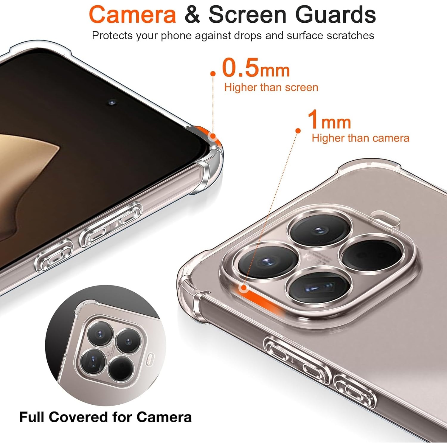 Husa pentru Xiaomi 15T Pro Anti-Shock 1.5mm reinforced 4 corners, transparenta