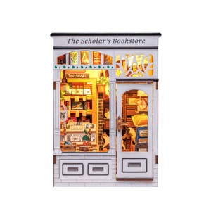 Set puzzle 3D Book Nook Cat's Library, separator de carti