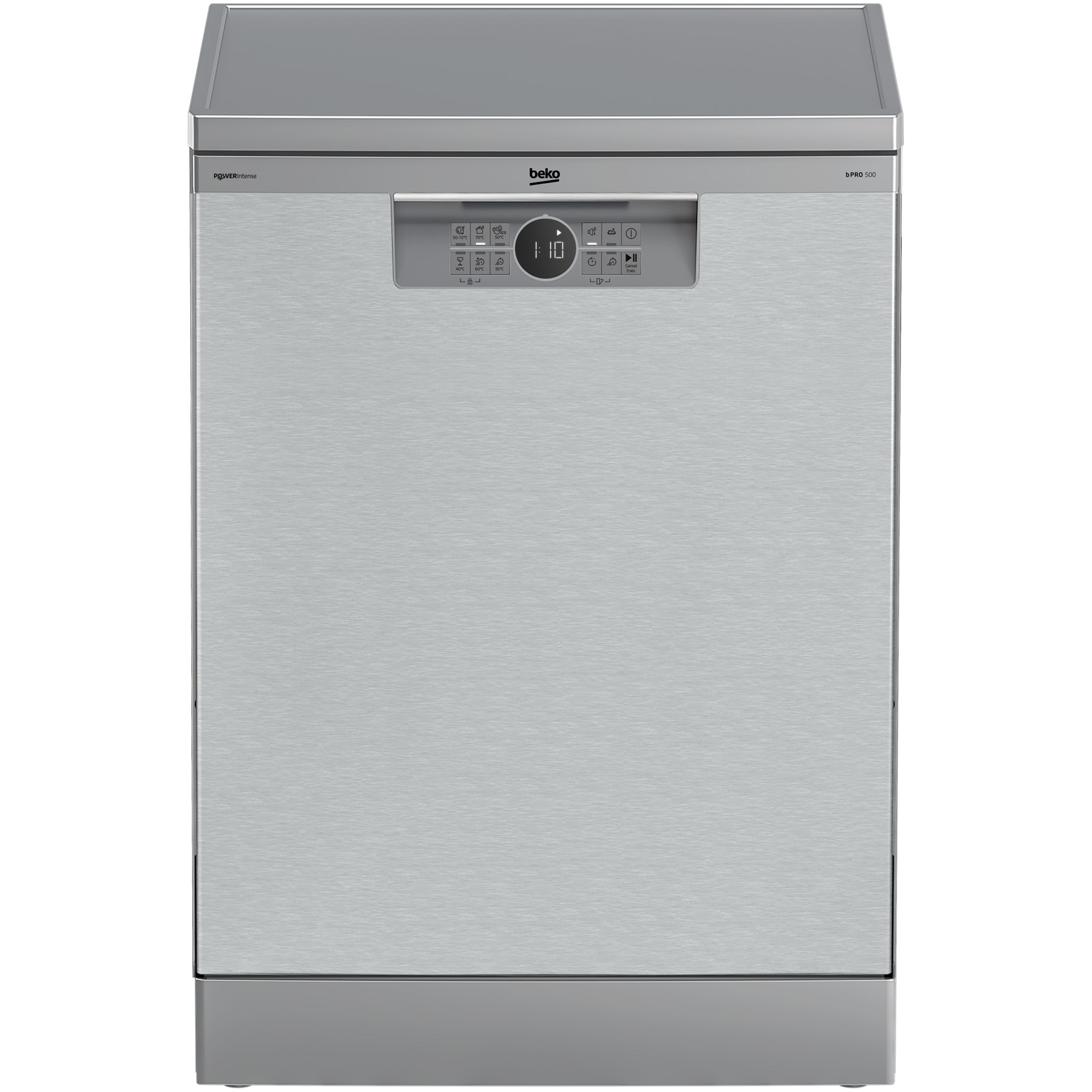 Masina de spalat vase independenta Beko BDFN26540XP, 15 seturi, 6 programe, Clasa C, AutoDoor Opening, 60 cm, Inox