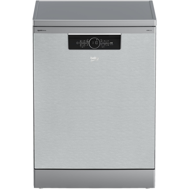 Съдомиялна Beko BDFN36541XWP, 15 комплекта, 11 програми, HomeWhiz, Клас C, Плъзгащ се дозатор за препарат, Child Lock, Pearl Inox