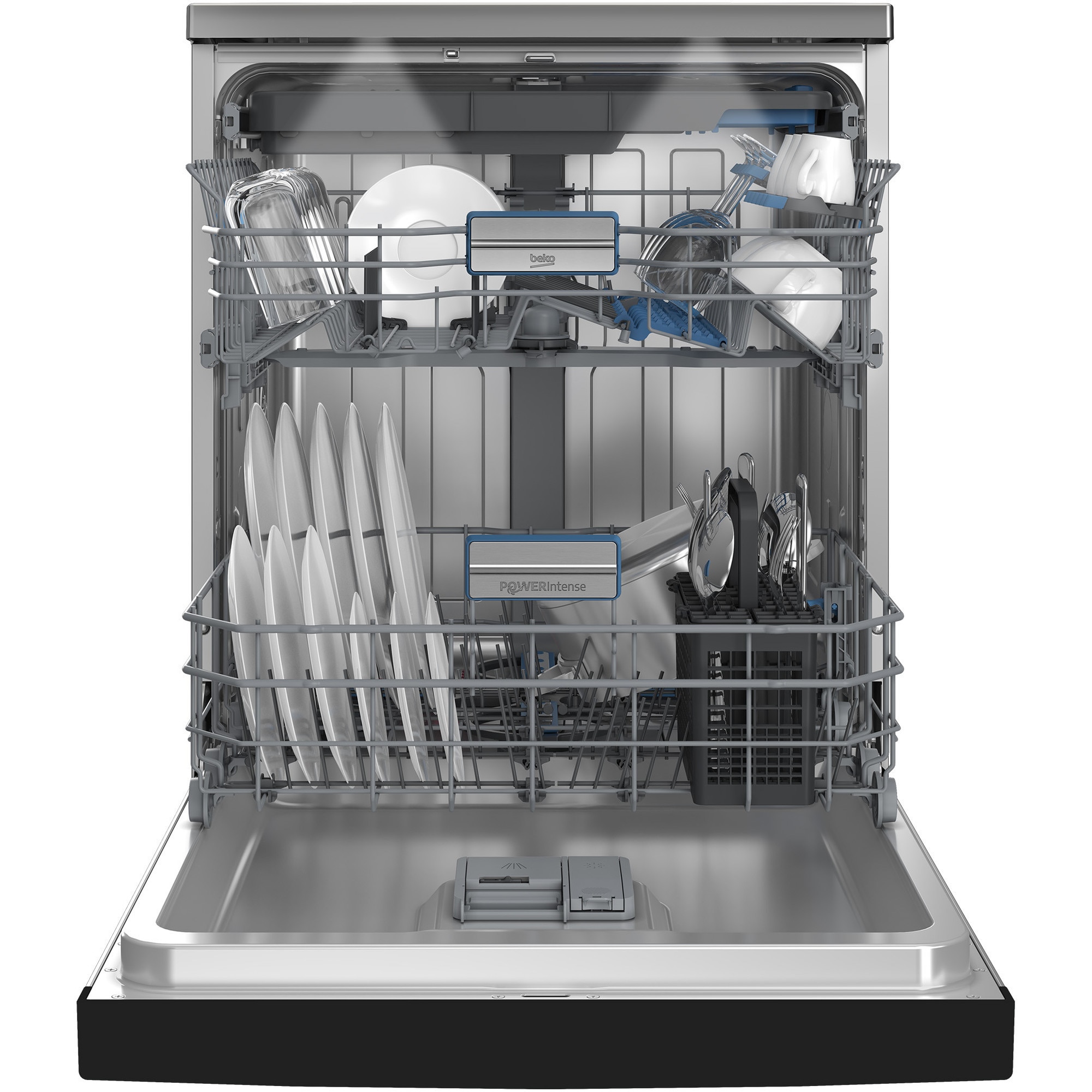 Masina de spalat vase independenta Beko BDFN36560XWP, 15 seturi