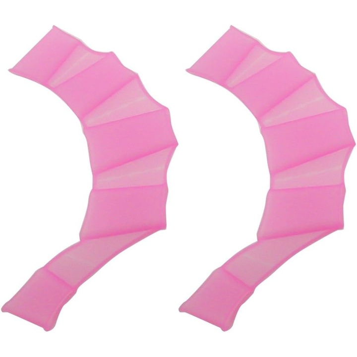 Manusi de inot pentru adulti, model L, violet, 6.5x19.5cm, set reutilizabil