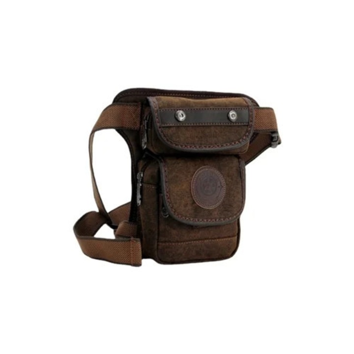 Férfi sporttáska, retro stílusú, nagy szélességű, utazáshoz