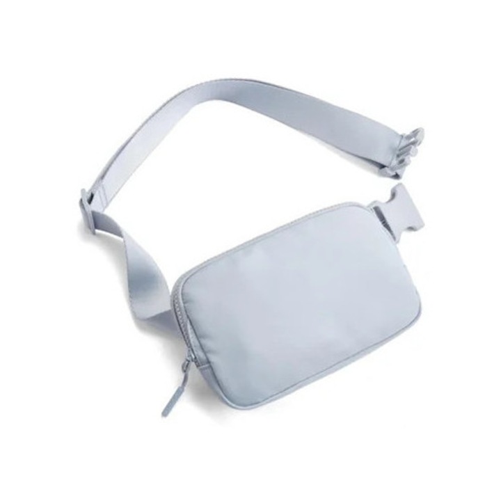 Női sporttáska, válltáska, szürke