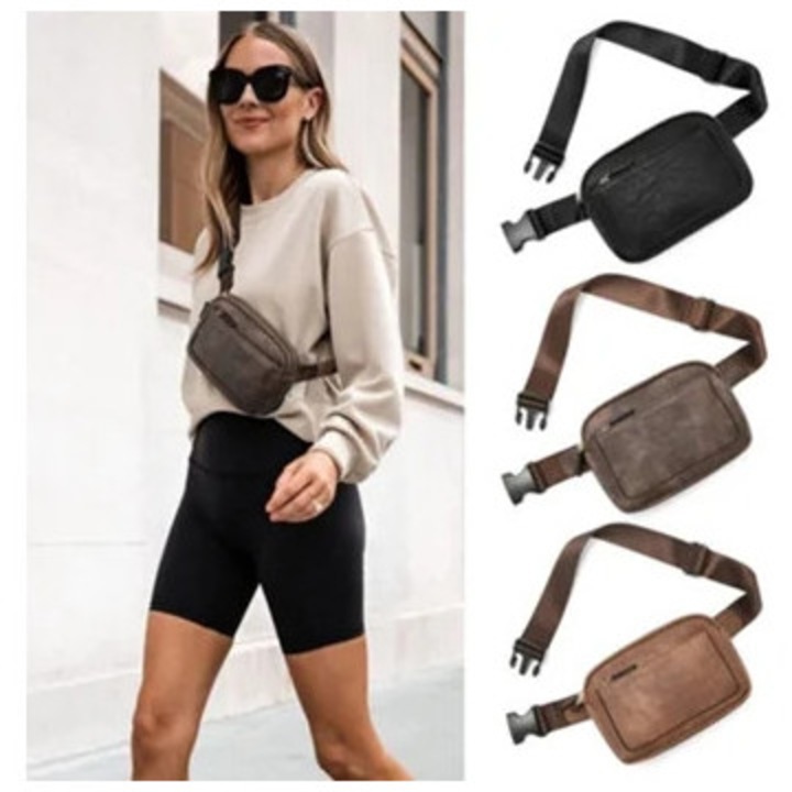 Női válltáska, Slowmoose, fekete, utazáshoz