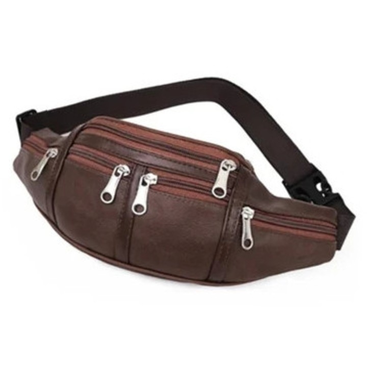 Többfunkciós sporttáska férfiaknak, barna