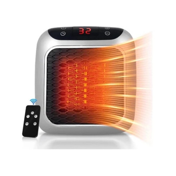 Slowmoose hordozható hősugárzó, 800W, elektromos vezérlés, 2 vízáramlási beállítás