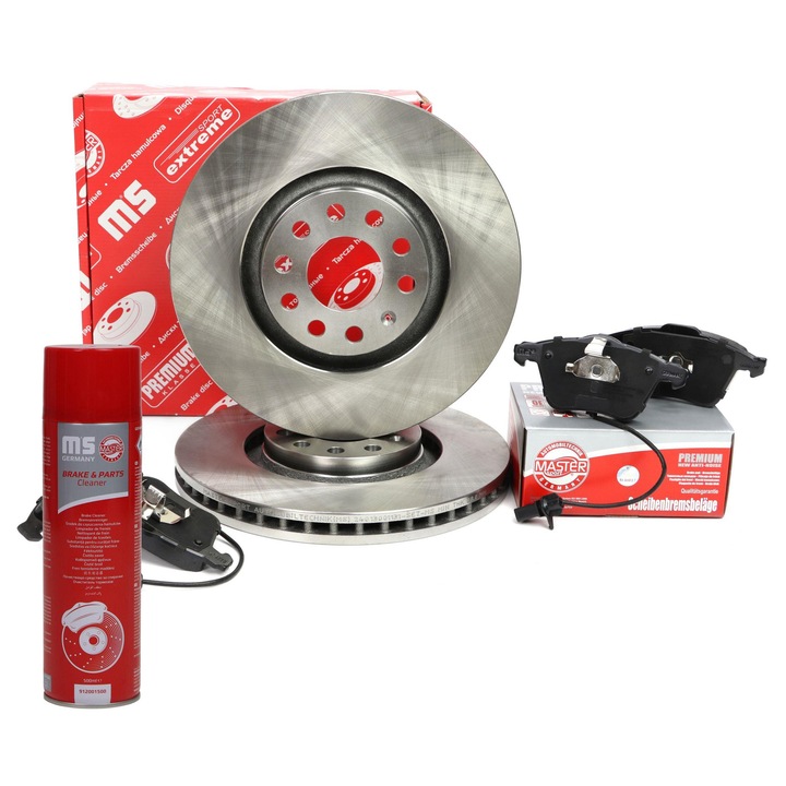 Master-Sport féktárcsa és fékbetét szett, szellőztetett, 320x30mm, 5 lyuk, Audi A4 Allroad B8, 2.0 TDI, 2009-2016