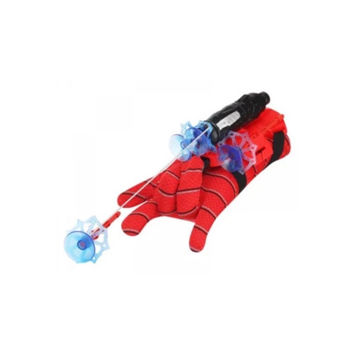 Manusi Spider-Man, set cu lansatoare de panza, jucarii educationale din plastic pentru copii
