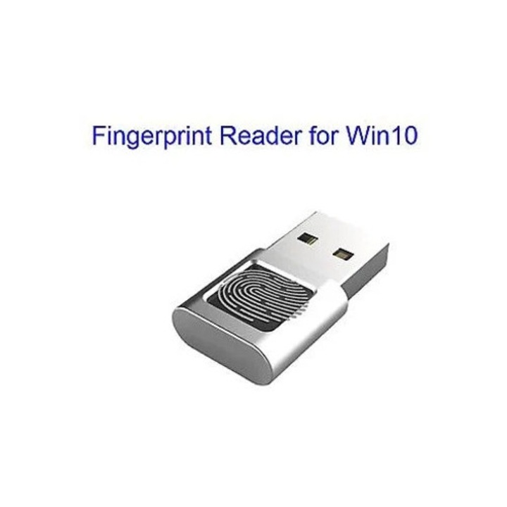 Modul cititor de amprente USB mini, scanner biometric, compatibil Windows 10/11