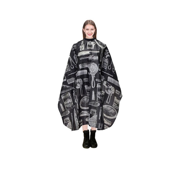 Pelerina de coafura set, accesorii tuns si vopsit, ajustabila, confortabila, multicolor