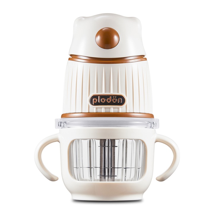 Blender bebelusi, Plodon, de bucatarie, 8 lame, Alb, 27x15x16.5cm