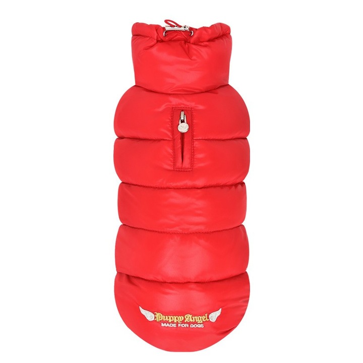 Vesta caini PUPPY ANGEL Love Faux Down PA-OW230 Rosu 4XL