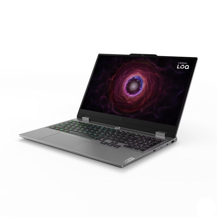 Laptop Lenovo LOQ 15ARP9 15.6", FHD, AMD Ryzen 5 7235HS, 12 GB RAM, 512 GB SSD, NVIDIA GeForce RTX 3050 6 GB, No OS, Luna Grey