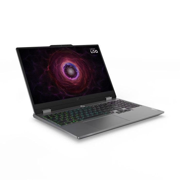 Laptop Lenovo LOQ 15ARP9 15.6", FHD, AMD Ryzen 5 7235HS, 12 GB RAM, 512 GB SSD, NVIDIA GeForce RTX 3050 6 GB, No OS, Luna Grey