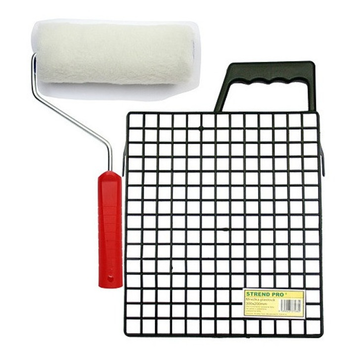 Комплект за боядисване с решетка за отцеждане и валяк 180 мм