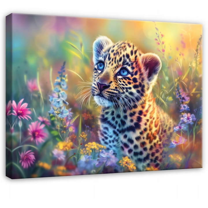 Tablou Canvas, Animale, 120x80 cm, Tigru, Decorative, Living, Bucatarie, Picturi Pentru Perete, PP16155O20