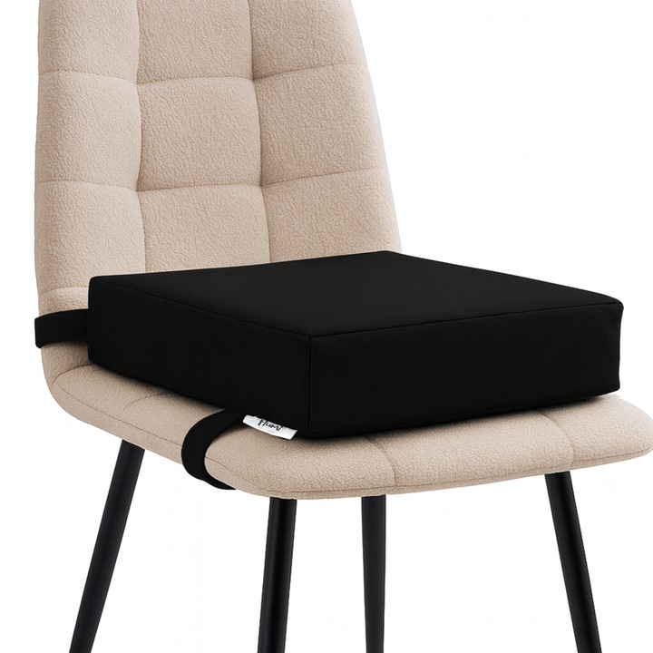 Perna inaltatoare Flumi pentru scaun pentru copii – negru