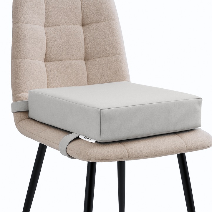 Perna inaltatoare Flumi pentru scaun pentru copii – gri deschis