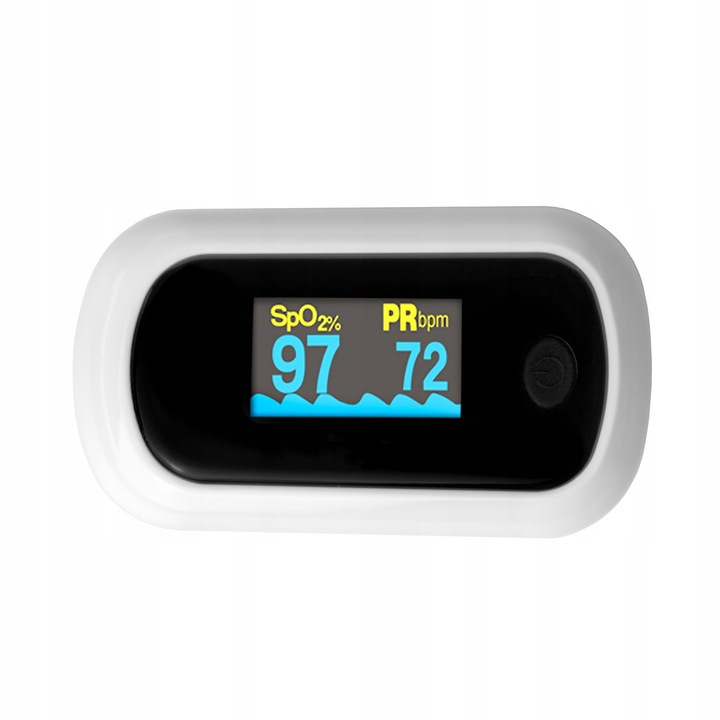 Pulsometru medical Webber, masurare SpO2 si puls, display OLED, set complet