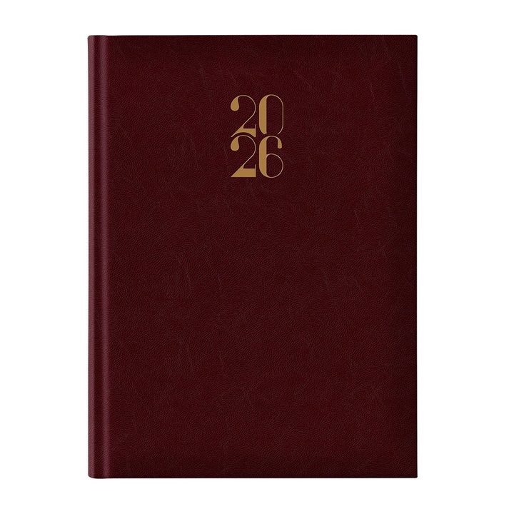 Agenda Artilux A4 datata hartie ivory coperta maro