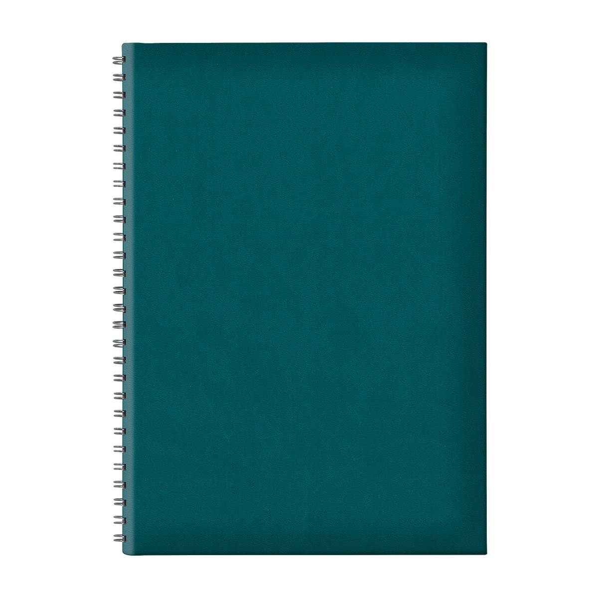 Agenda nedatata B5 TUCSON spira ascunsa coperta verde petrol