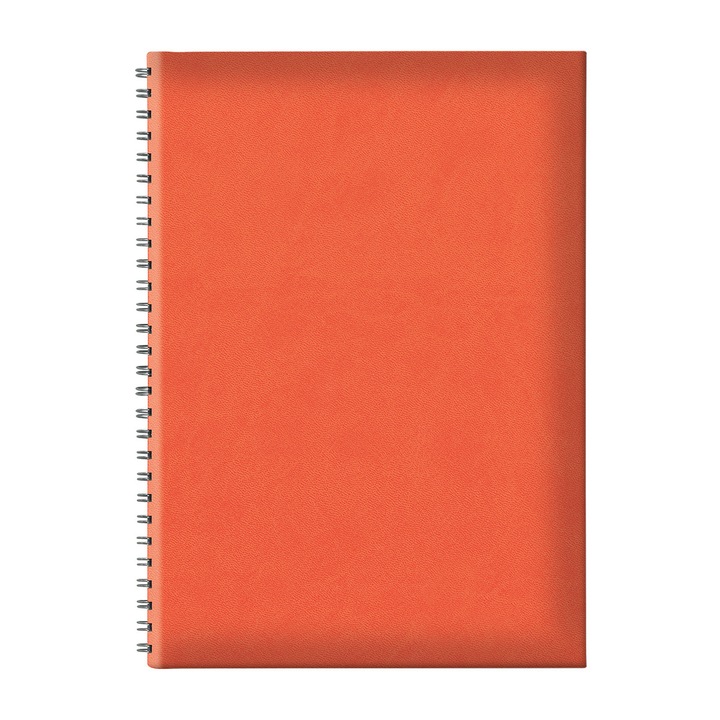 Agenda nedatata B5 TUCSON spira ascunsa portocaliu