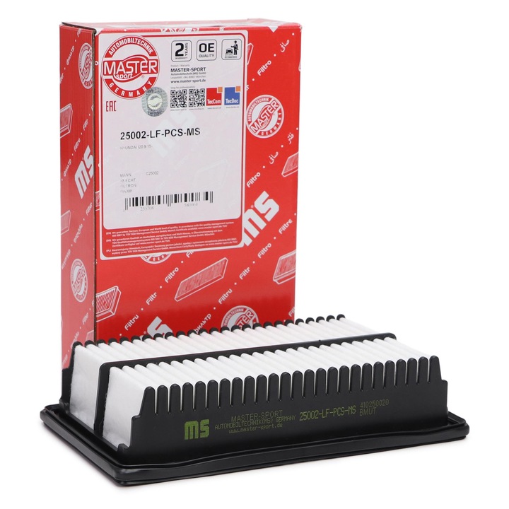 Master-Sport légszűrő, Hyundai Bayon, I20 II/III, 249x146x56mm