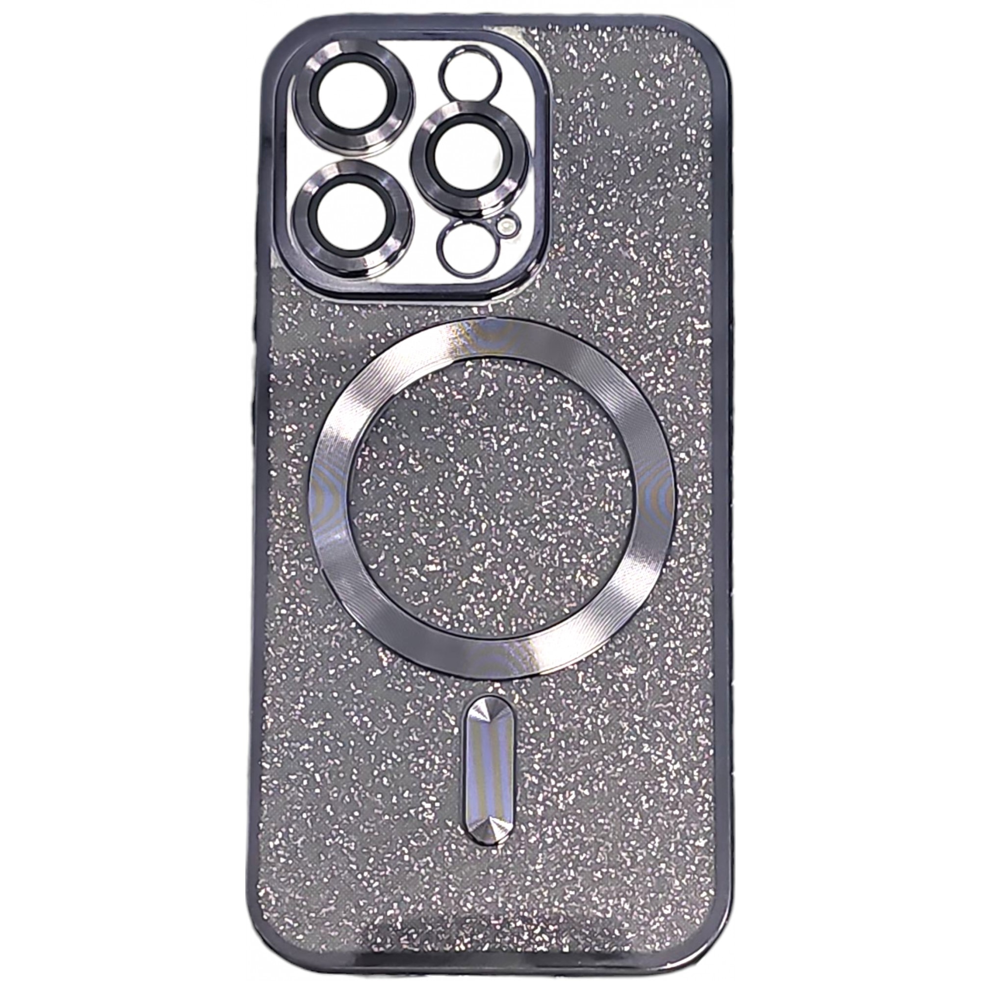 Husa de Protectie 2 in 1, Flippy, pentru Apple iPhone 15 Pro, Compatibila MagSafe, Magnetica, cu Protectie Lentila, din TPU, Negru