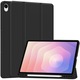 Husa Bizon Tab Lizard compatibila cu Samsung Galaxy Tab S11, 11 inch, Negru