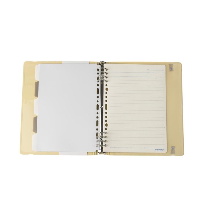 Caiet Sworld Laraine, A5, cu spiră, verde mentă