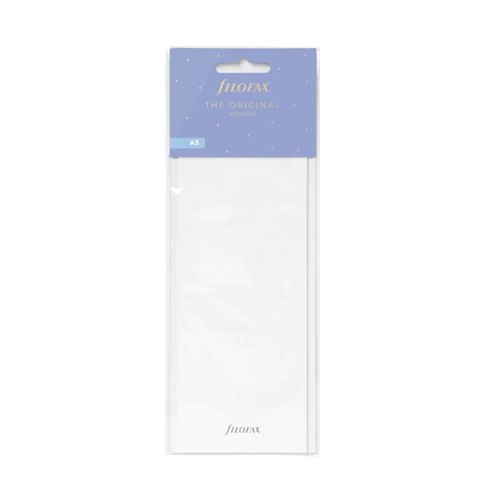 Rezerve pentru organizator Filofax, punctate, 21 x 7.5 cm