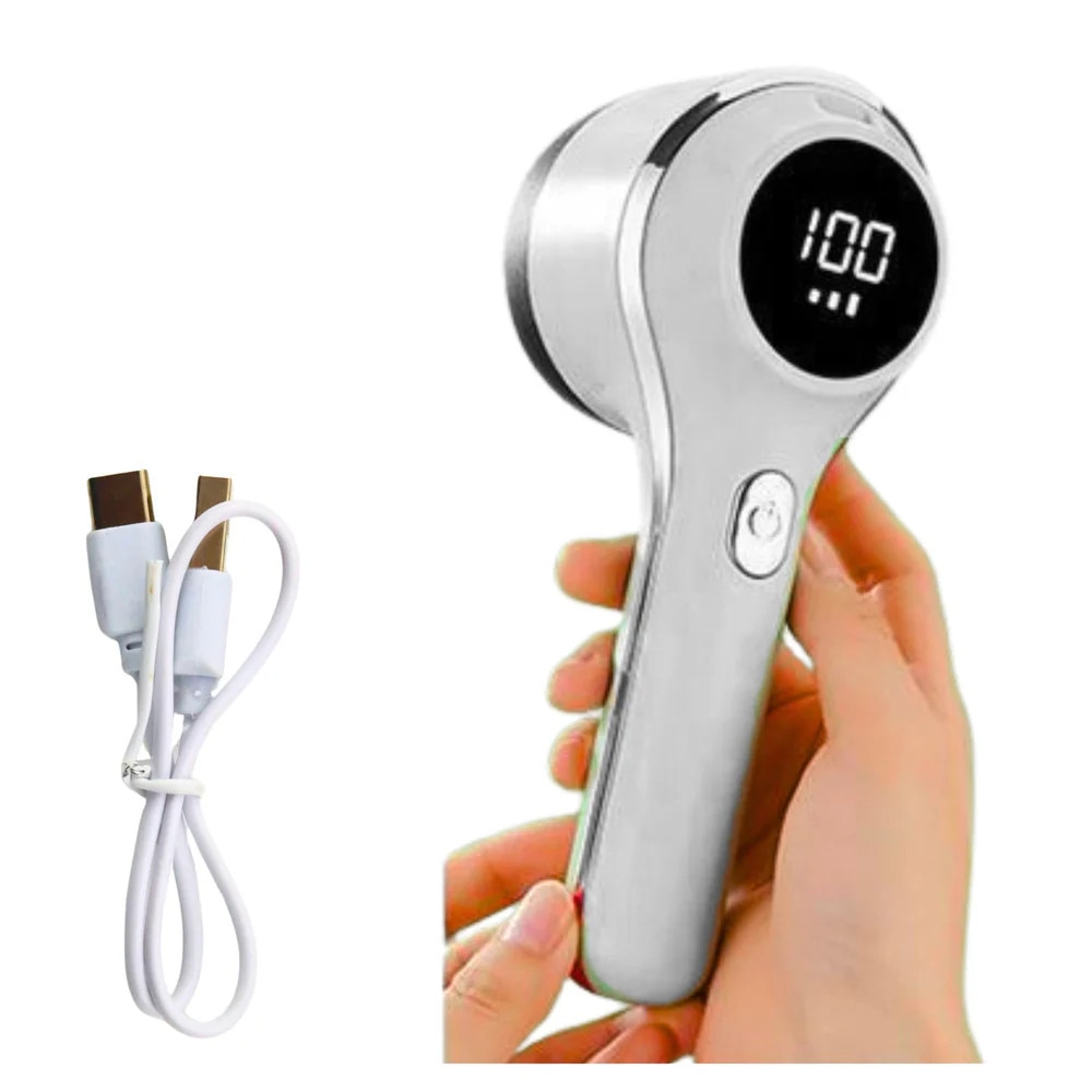 Aparat electric pentru scame cu 3 viteze, alb