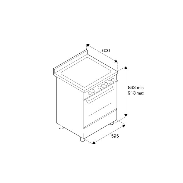 Aragaz premium cu plita pe inductie Bertazzoni, 60 cm, colectie Professional, 4 zone de gatit, 11 moduri de gatire, 9 trepte de putere+Booster, 69 litri, detectare automata a vasului, sertar pentru depozitare, negru