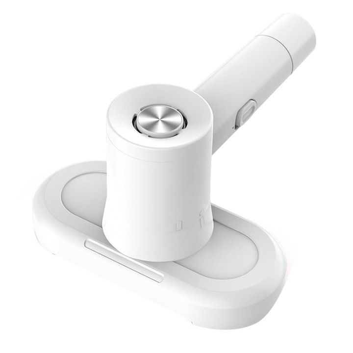 Aspirator fara fir pentru indepartarea acarienilor, tehnologie 3 in 1, alb, 30 minute autonomie