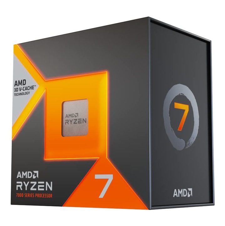AMD Ryzen 7 7800X3D processzor, 8 mag, 120W, Socket AM5