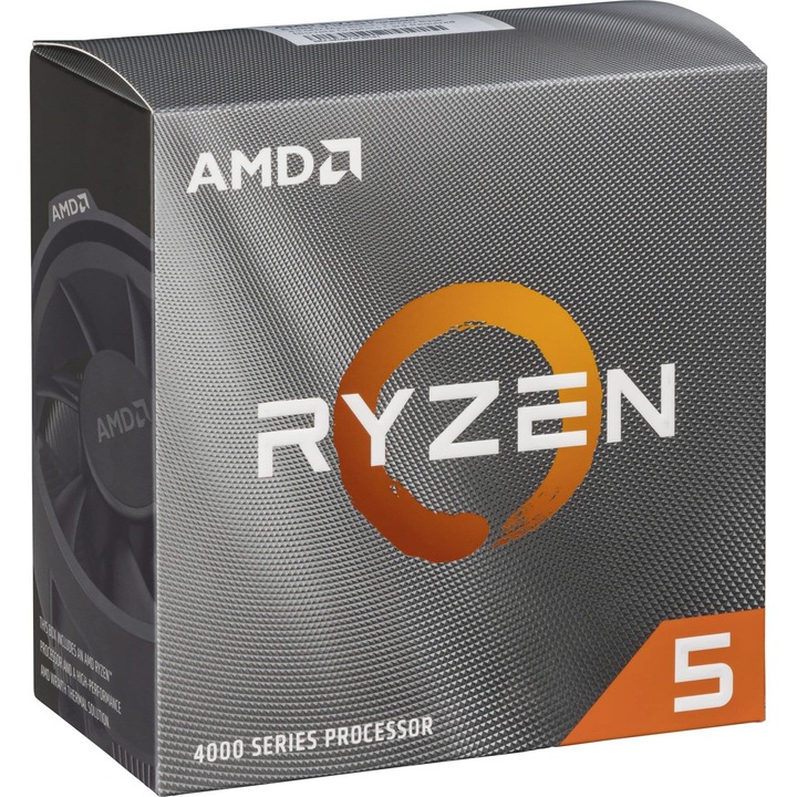 AMD Ryzen 5 4500 processzor, 6 magos, 65W, AM4 foglalat