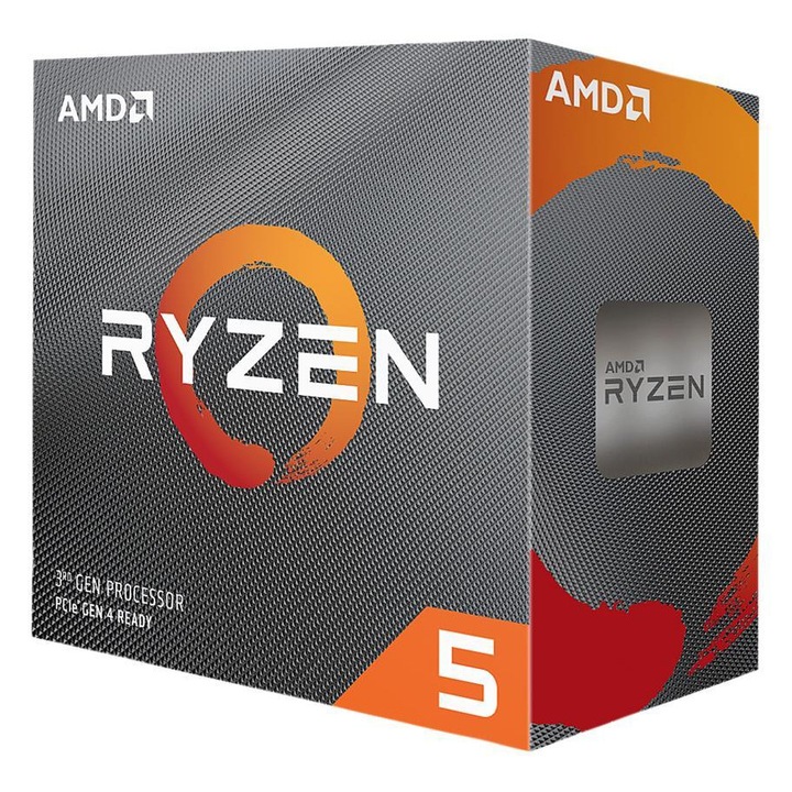 AMD Ryzen 5 3600 processzor, 6 mag, 3600 MHz, Wraith Spire hűtő