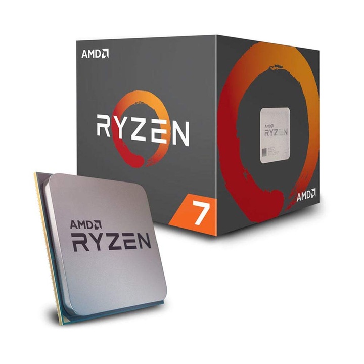 AMD Ryzen 7 2700 processzor, 8 mag, 3,2 GHz, Socket AM4