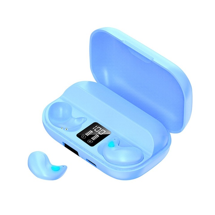 Casti Wireless, X57, Bluetooth 5.3, 9D Sunet, Negru