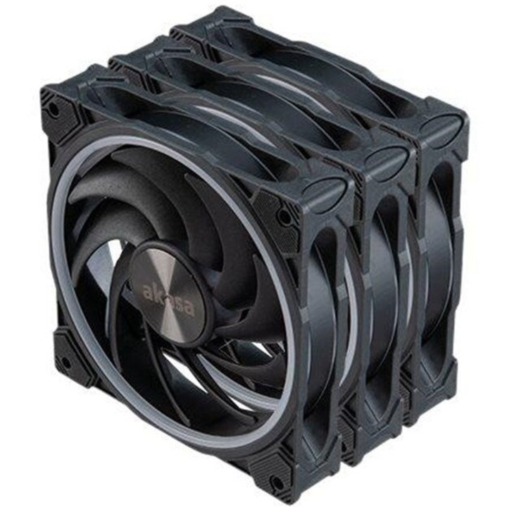Ventilatoare PC SOHO AR, 2000 rpm, set 3 bucăți, ARGB, negru, 120x120x25mm