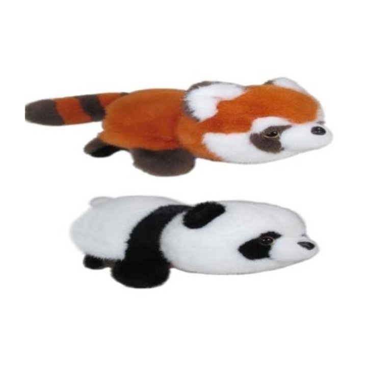 Плюшена играчка Панда 25см, комплект, многоцветен