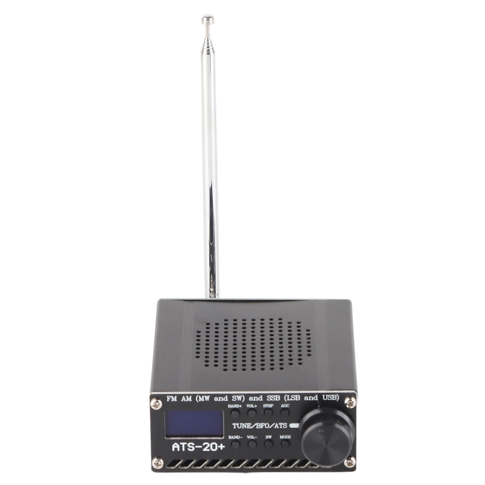 Receptor radio cu banda completa, antena, 3.5mm, USB, dimensiuni