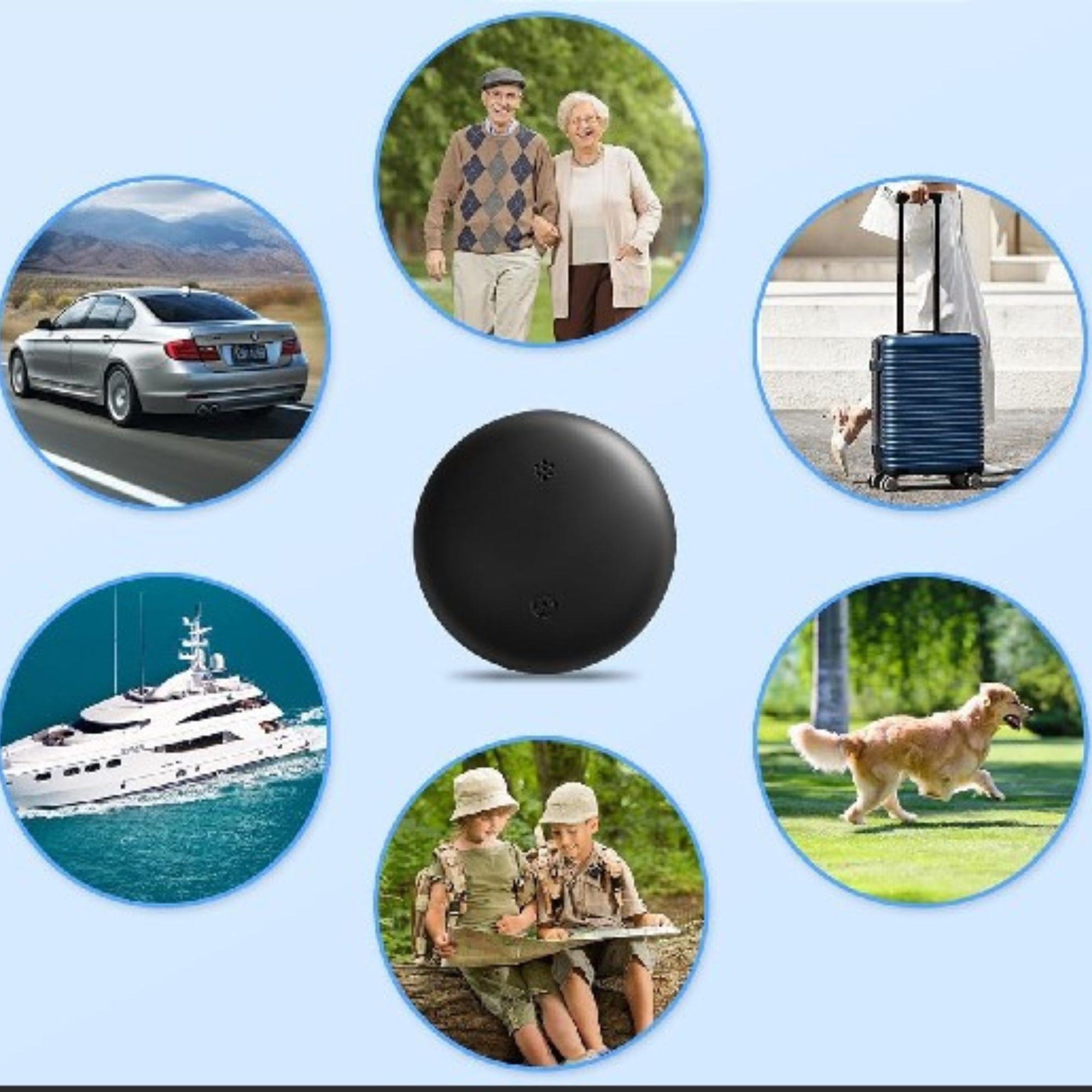 Mini GPS Tracker magnetico – localizzazione del veicolo senza costi mensili, tracker GPS in tempo reale con app per smartphone per Android e iOS, GPS Mini GPS Tracker magnetico – localizzazione del veicolo senza costi mensili, tracker GPS in tempo reale con app per smartphone per Android e iOS, GPS