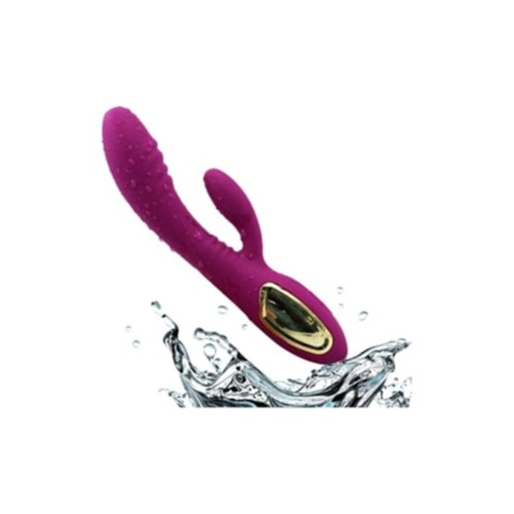 Vibrátor szilikon vízálló, 10 rezgés, lila