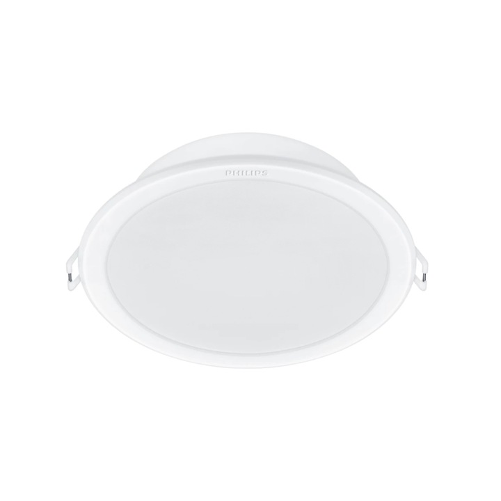 Spot LED incastrat Philips Meson, 20W, 1500lm, 6500k, rotund, alb