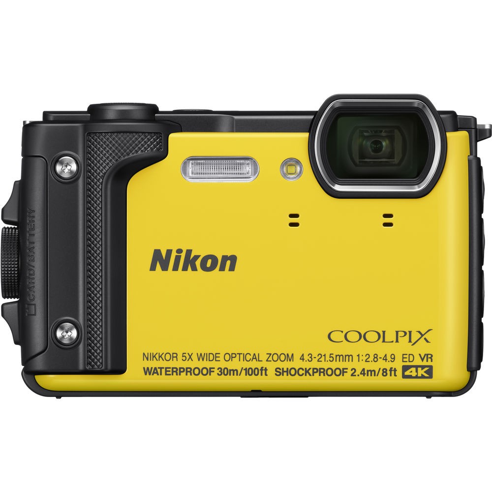 Nikon　COOLPIX　W300 Aparat foto digital, Nikon, COOLPIX W300, 16 MP, Galben - eMAG.ro