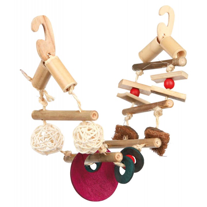 Jucarie Trixie Scarita Bambus Pasari 45 cm 58842